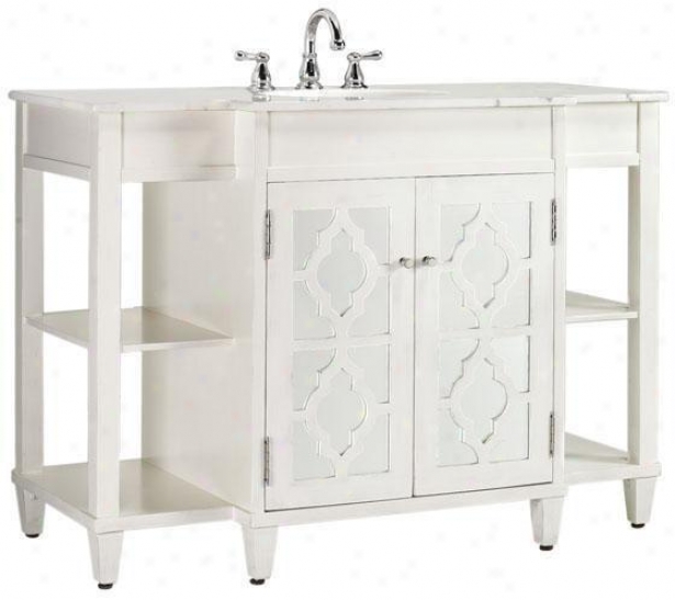 "reflections 48""w Bathroom Vanity - 35""hx48""w, White"