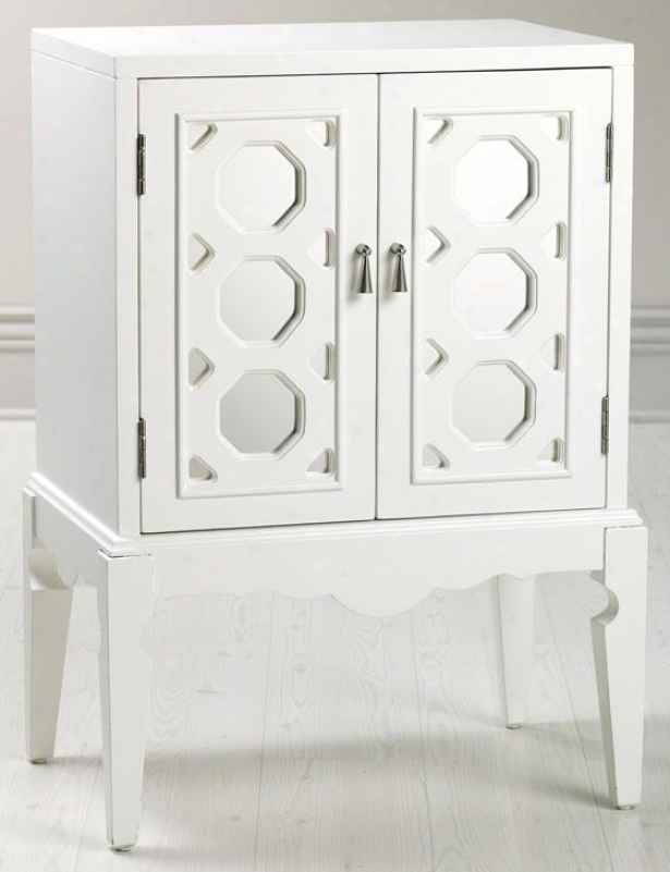 "reflections Addie Small Cabinet - 34.5""hx24.5""w, White"