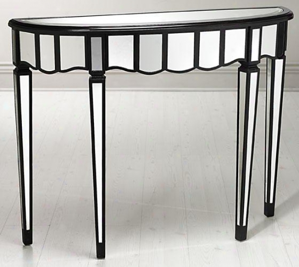 "reflections Empire Sofa Console Table - 36""hx46""w, Black"