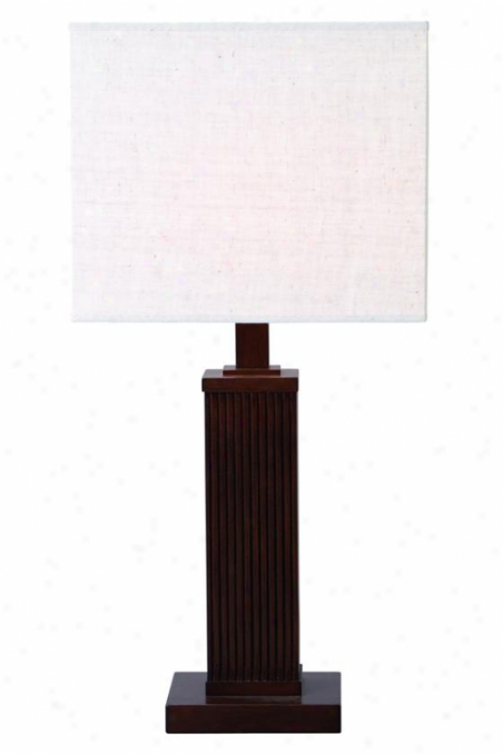 "regent Table Lamp - 29""hx12""d, Brown"
