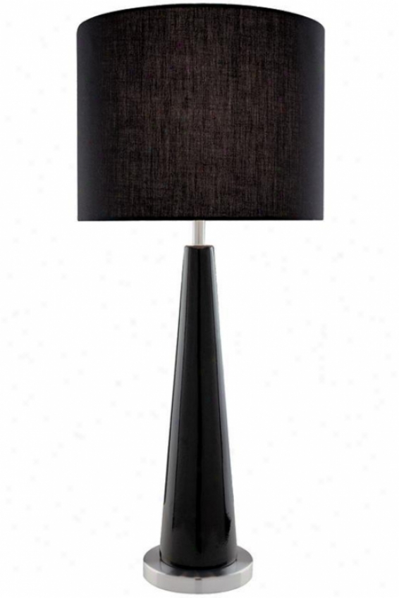 "rekha Table Lamp - 27""hx12""d, Black"