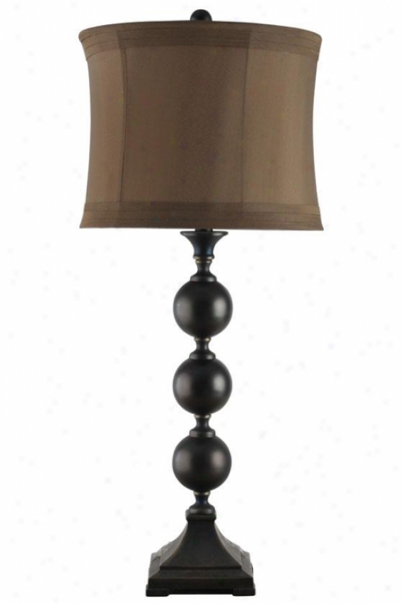 "reva Table Lamp - 15""wx14""dx34""h, Bronze"