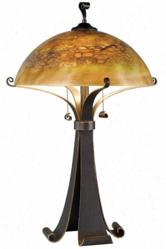 "reyes Table Lamp - 28""h,_Chclt Caramel"