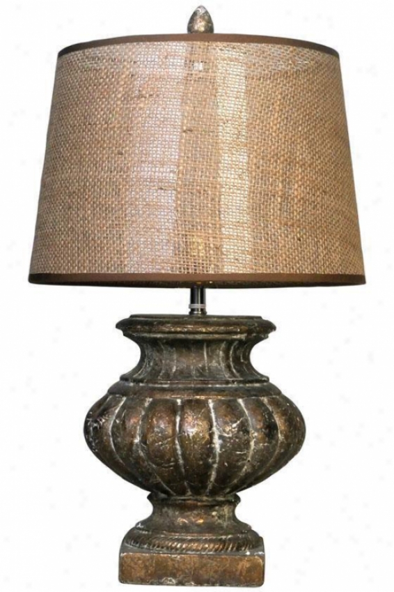 "rhea Table Lamp - 24""hx13""d, Brown"