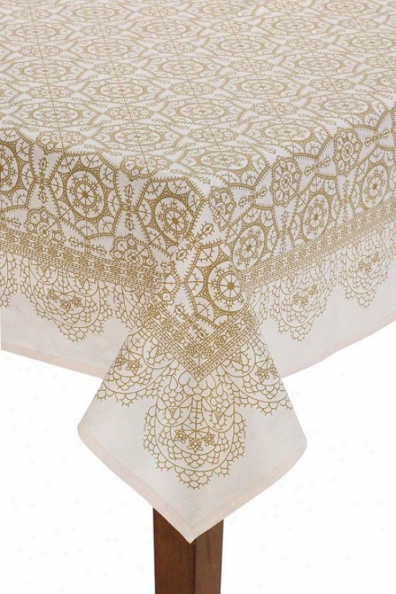 "rhine Tablecloth - Rhine, Lt Pnk 70""x108"""