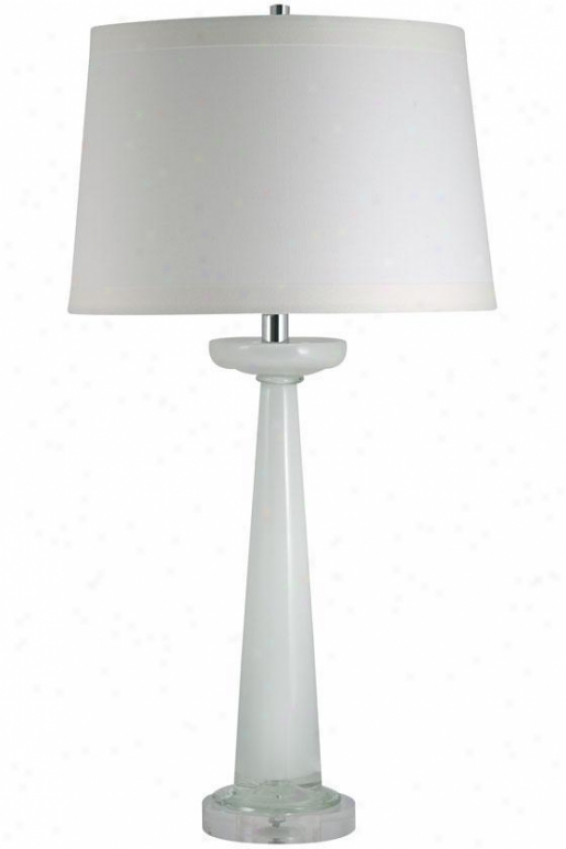 "riley Tabld Lamp - 32""hx5.5""w, Wuite"