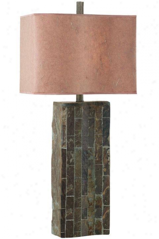 Fret Table Lamp - Cinnamon Notes, Beige