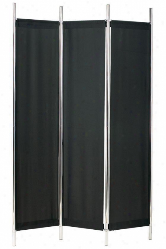 "rita Folding Screen - 72"hx48""w, Black"