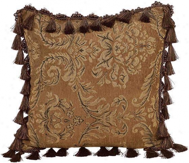 "rita Pillow - 18"" Square, Brown"