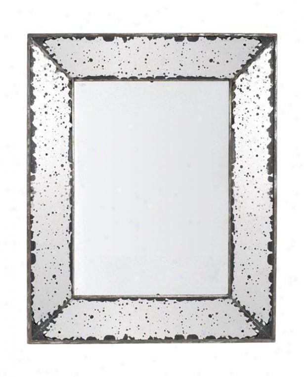 "roberto Mirror - Small 9.5""x12"", Antiqued Mirror"