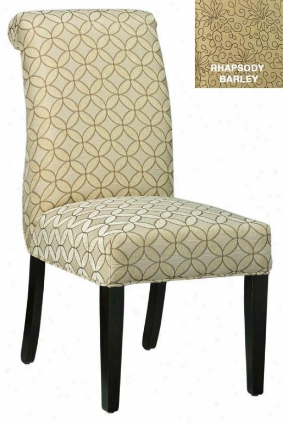 Rolled-back Parsons Chair - Rolled Back, Rhapsody Barley