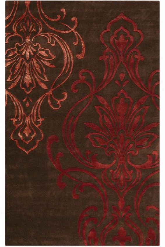 "romantica Rug - 5'3""x8'3""", Chocolate Brown"