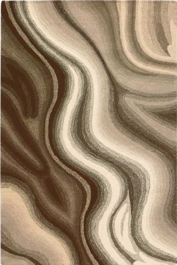 "rush Area Rug - 5'3""x8', Brown"