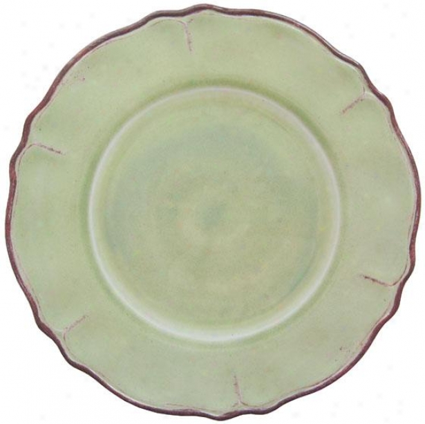 Rustica Dinner Plates - Set Of 4 - Ste Of Four, Sage