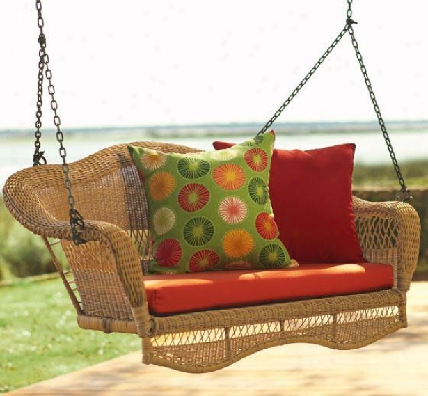 "sahara Hanging Porch Swing - 20""h X 58""w, Ivory"