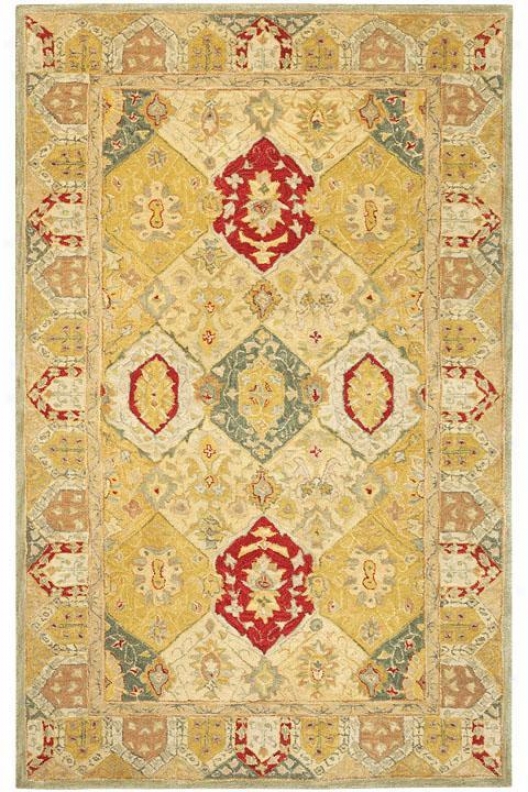 Savoy Area Rug - 6'round, Gold