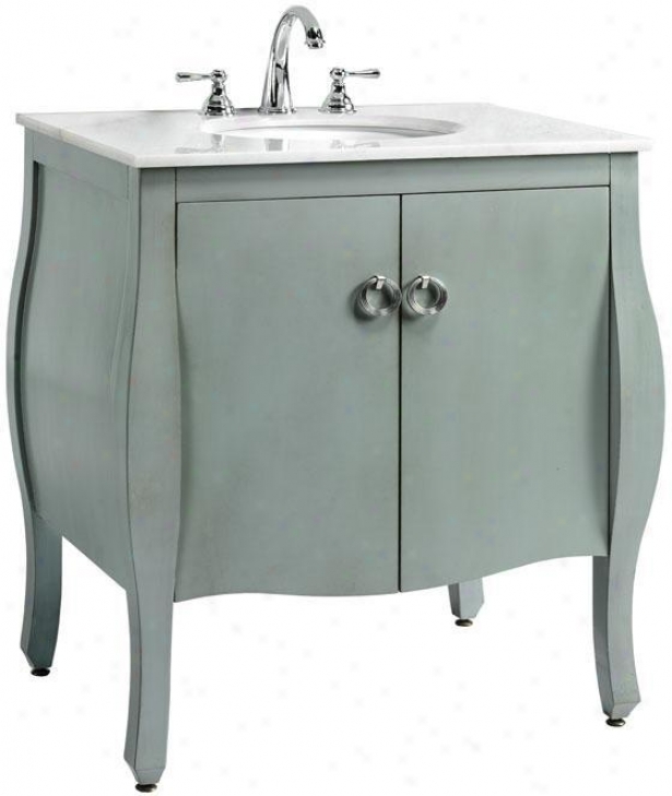 "savoy Bathroom Vanity  -35""hx31""w, Blue"