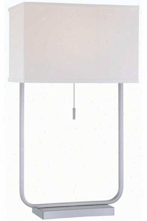 "saxony Table Lamp - 14""x25"", White"