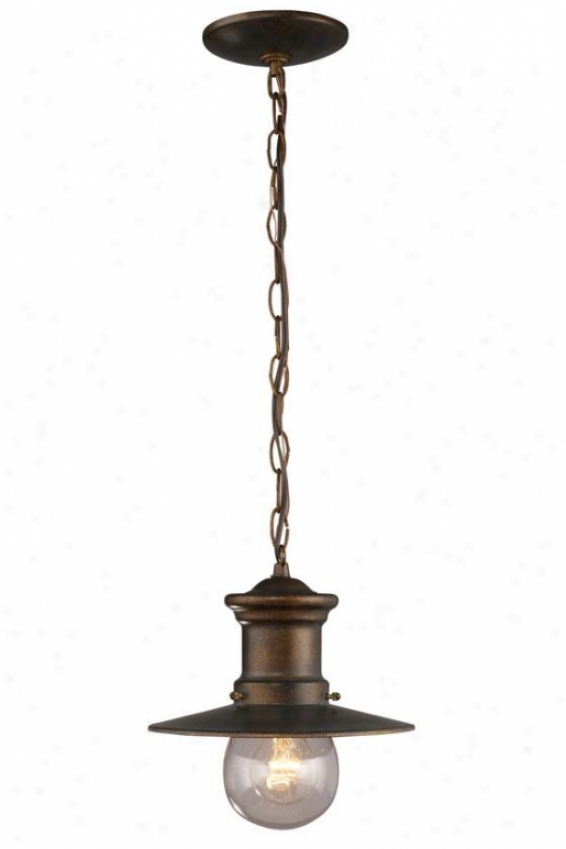 "seaside Outdoor Pendant - 10""hx9""w, Hazelnut Bronze"