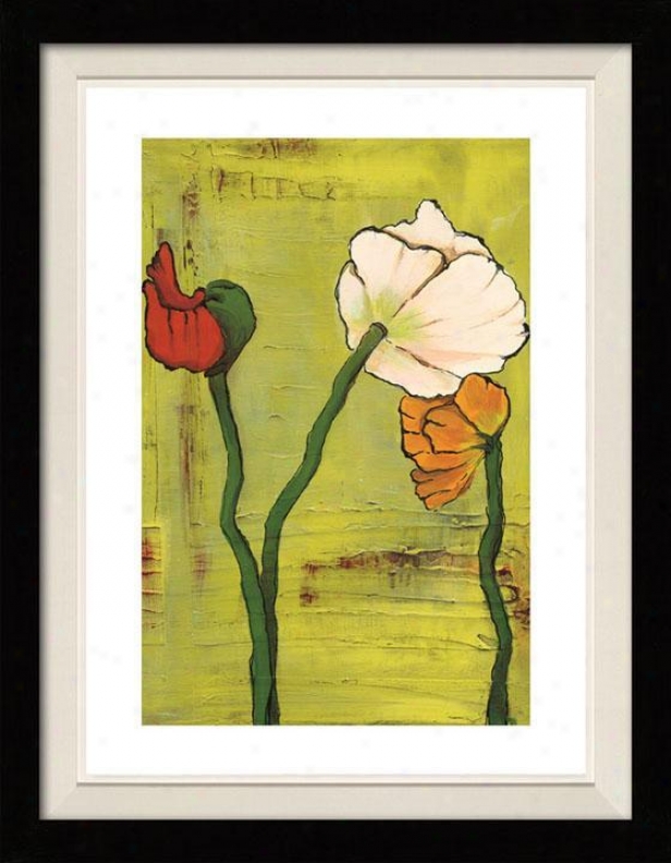 Season's Frenzy Ii Framed Wall Art - Ii, Floated Black