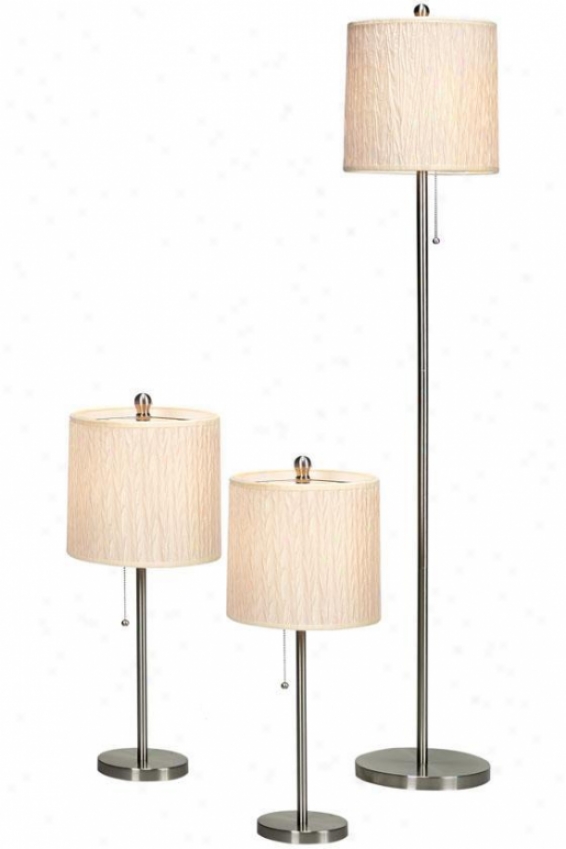 Selma Lamp Set - Set, Grey Steel