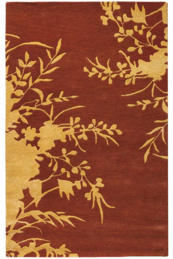 "serene I Area Rug - 9'6""x13'6"", Pumpkin"