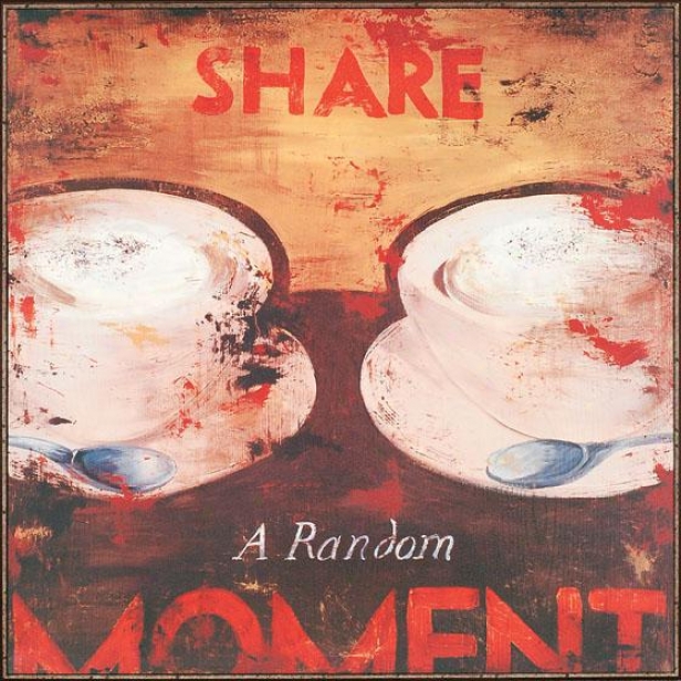 "share A Random Moment Wall Art - 38""squarex3""d, Red"