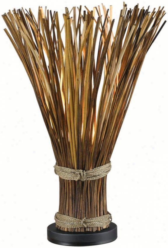 "sheaf Table Lamp - 25""h, Natural Reed"