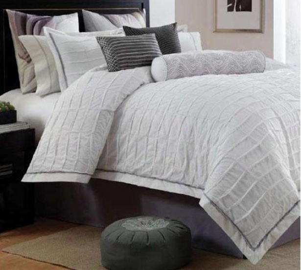 Soreline Ii Comforter Set - Queen 9pc Set, White