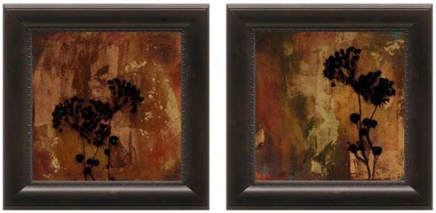 Sienna Framed Wall Art - Set Of 2 - Set Of Two, Brown