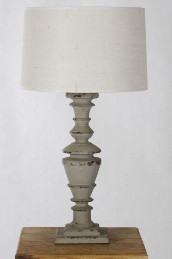 Sierra Table Lamp Iii - 29hx7wx7d, Gray