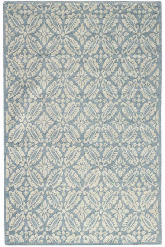 "simplicity Rug I - 5'6"" Round, Bule"