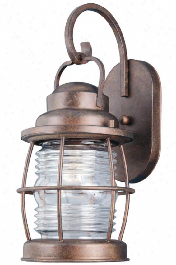 Sirsn Outdoor Lantern - Medium, Glided Copper