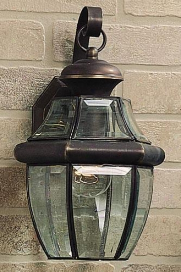 Small Newbury Wall Lantern - Feeble, Bronze