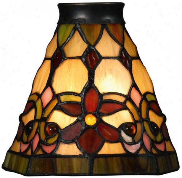 "solstice Fan Vanity Light Shade - 2.25"" Neck, Solstice"