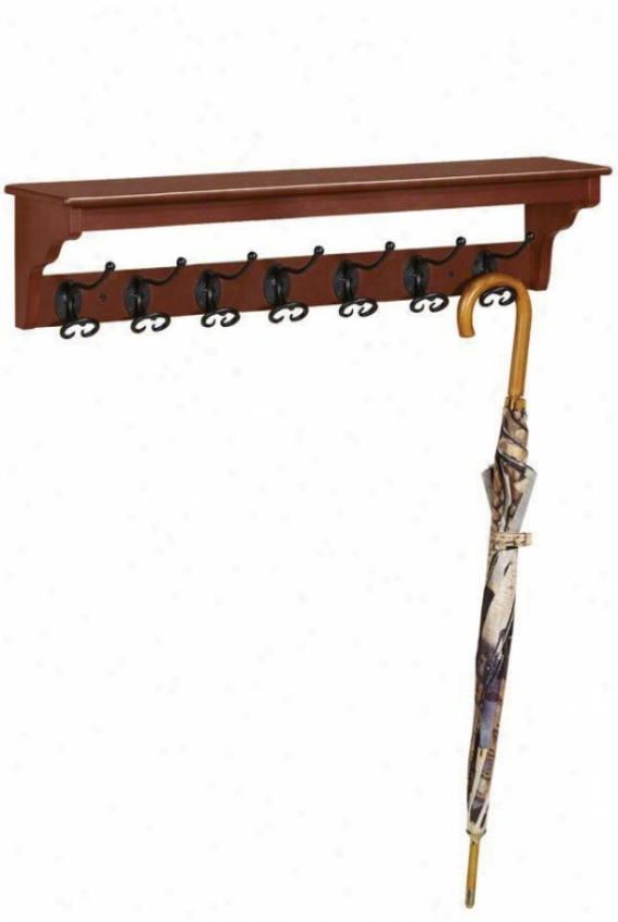 Sonoma Coat Rack - 7-hooo, Oak