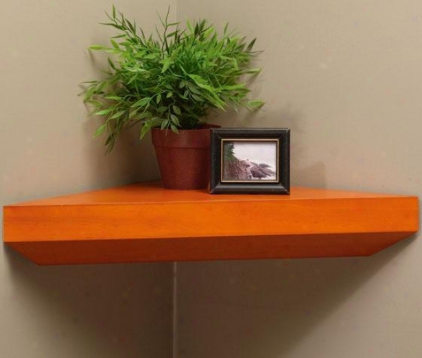 "southfield Corner Wall Shelf - 22.5""w, Tan"