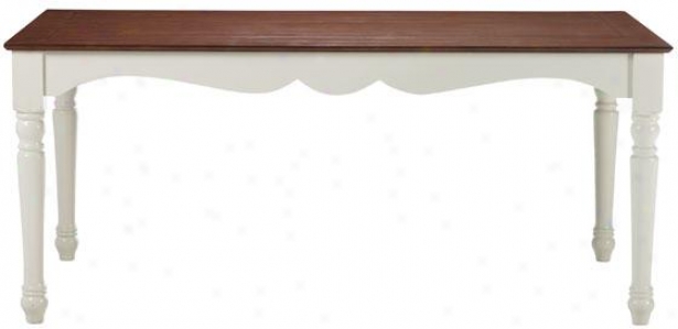 "southport Dining Tabpe - 29.5""hx68""wx36"", Ivory And Oak"