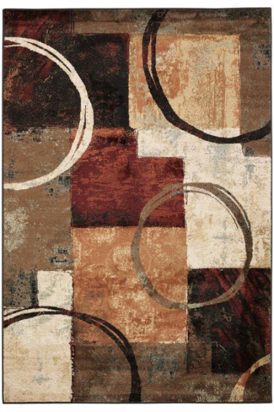 "spin Area Rug - 3'10""x5'5"", Brown"