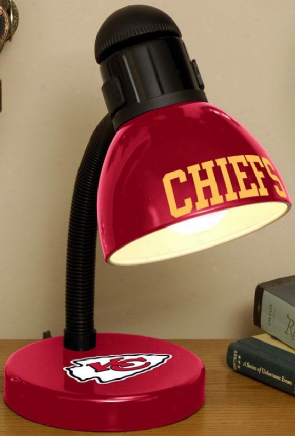 Sports Team Nfl Desk Lamp - Nfl Teams, Kansas City Chf