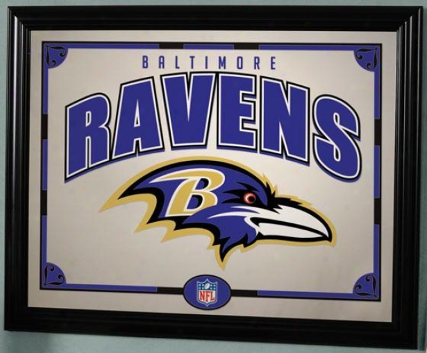 Sports Team Nfl Framed Mirror - Nfp Teams, Blue