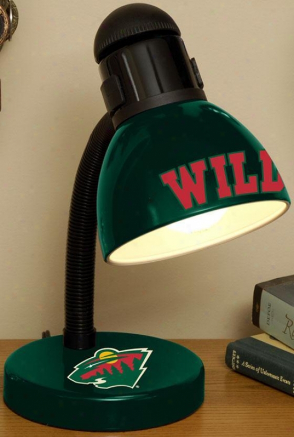 Sports Team Nhl Desk Lamp - Nhl Teams, Minnesota Wild