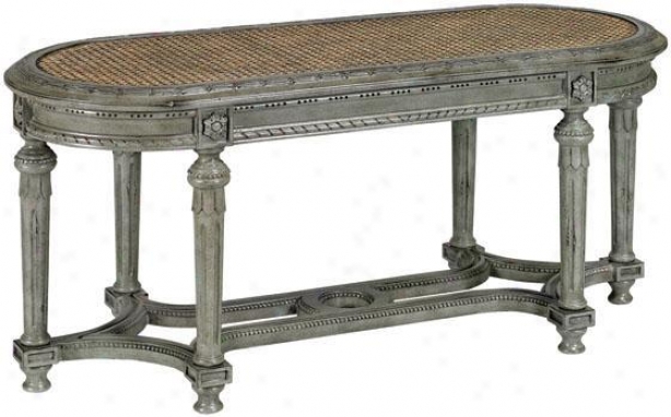 "stacey Bench - 18.25""hx40""w, Antique Gray"