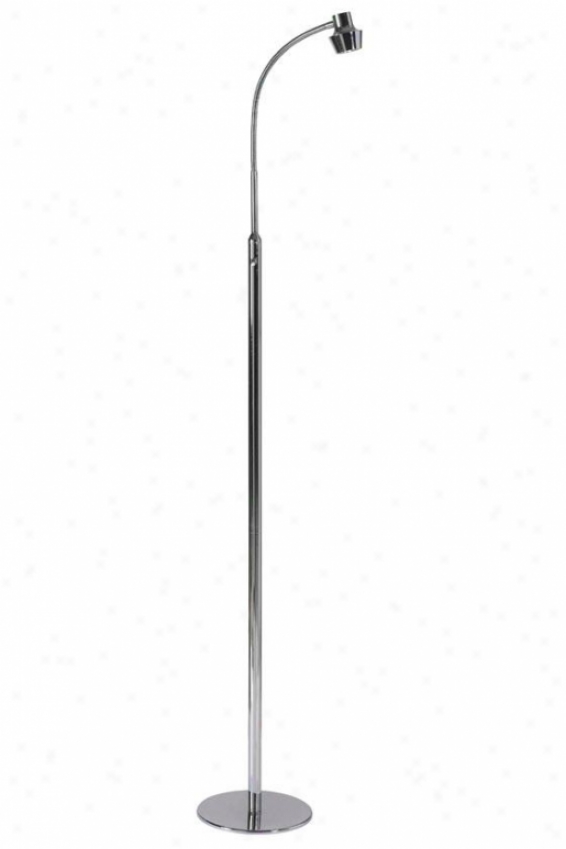 "stanton Floor Lamp - 52""h X 3""w, Silver Chrome"