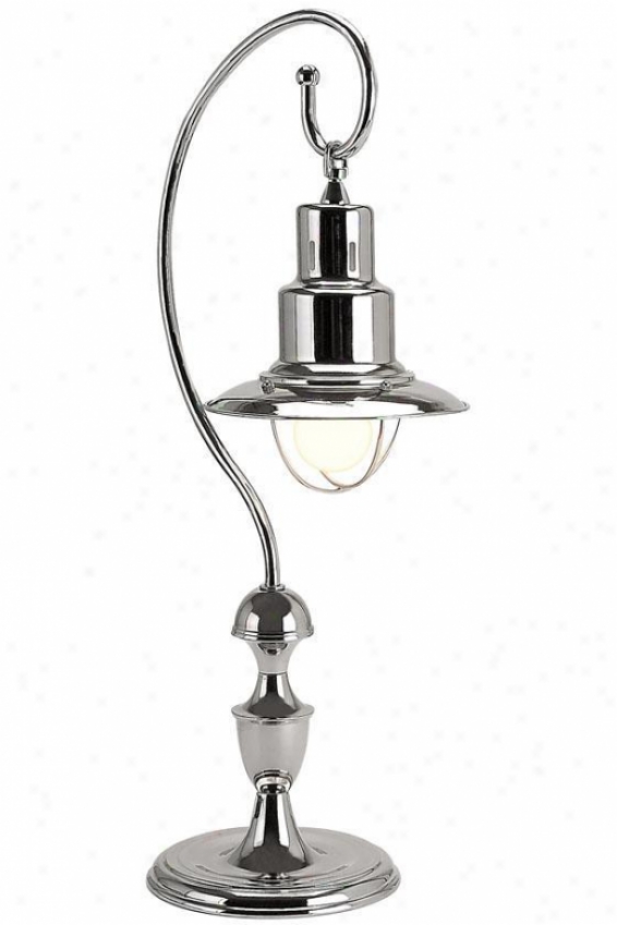 "station Table Lamp - 27.25""hx12""w, Silver"