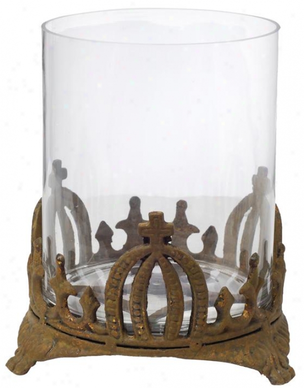 "stefan Candleholder - Large 9.5x11"", Dull"