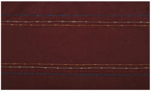 "steptoe Place Mats - Set Of 4 - 13""hx19""w, Maroon"