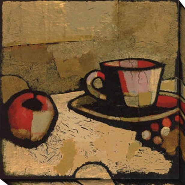 Still Life Frragment Ii Canvas Wall Art - Ii, Beige