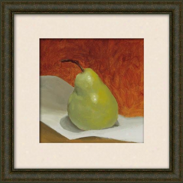 Still Life V Framed Wall Art - V, Matted Burlwood