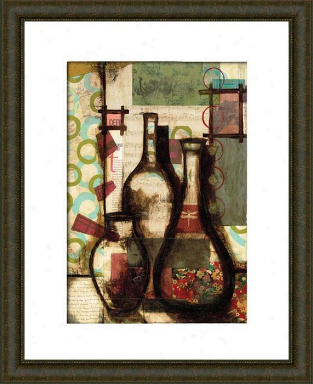 Still Michelangelo Ii Framed Wall Art - Ii, Matted Burlwood